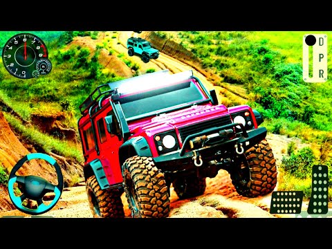Offroad SUV Jeep Drive Tough Driving Game - 4x4 Monster Truck Mountain Climb  - Android GamePlay