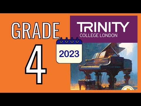 TRINITY Grade 4 Piano 2023 - Piano Exam Pieces from 2023