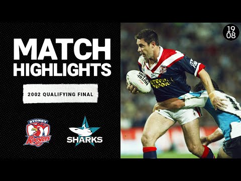 Sydney Roosters v Cronulla Sharks | 2002 Qualifying Final | Classic Match Highlights | NRL