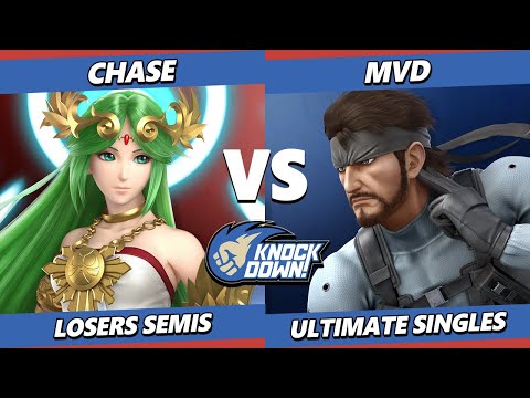 Knockdown 89 Losers Semis - Chase (Palutena) Vs. MVD (Snake) Smash Ultimate - SSBU