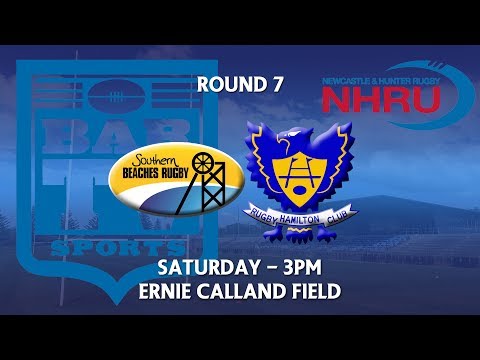 2018 NHRU Round 7 Premier 1 - Southern Beaches v Hamilton Hawks