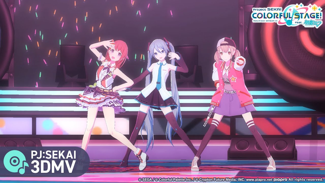 ワーワーワールド / 花里みのり × 小豆沢こはね × 初音ミク【3DMV】