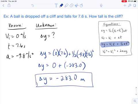 How to Solve a Free Fall Problem (how high)