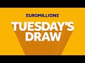 The National Lottery EuroMillions draw results from Tuesday 28 May 2024