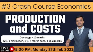 Production and Costs | Short Run and long run Production function | Microeconomics