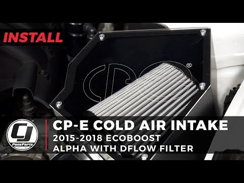 2015-2023 Mustang EcoBoost Install: cp-e Black Alpha Cold Air Intake Kit with DFlow Filter