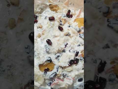 Mediterranean Whipped Cream Fruit Salad Recipe