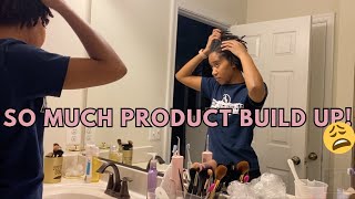 Hair Takedown and Prepoo Routine Using Steamer for Dry Natural Hair | Gabrielle Ishell
