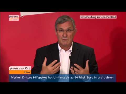 Euro-Krisengipfel: Bernd Riexinger zu den Ergebnissen am 13.07.2015