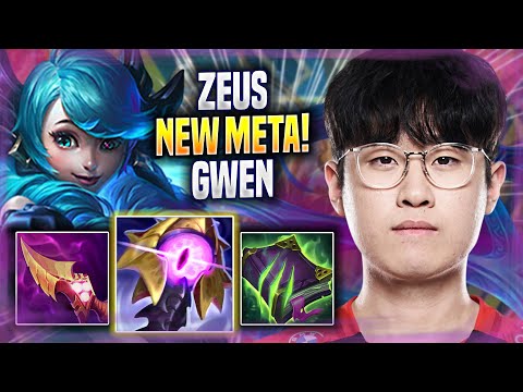 ZEUS TRIES NEW META GWEN ADC! - T1 Zeus Plays Gwen ADC vs Rengar! | Season 2022