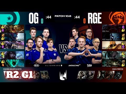 Origen vs Rogue - Game 1 | Round 2 PlayOffs S10 LEC Spring 2020 | OG vs RGE G1