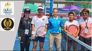 Download lagu Sea Games 2023 Tennis Beregu Putri QF | Aldila Sutjiadi (INA) vs Khim Iglupas (PHI) 6-4, 6-2 mp3