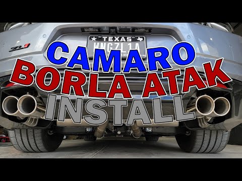 Borla ATAK Cat-Back Exhaust w/NPP & AWE 2nd Cats Delete INSTALL | 2016+ Camaro SS/ZL1
