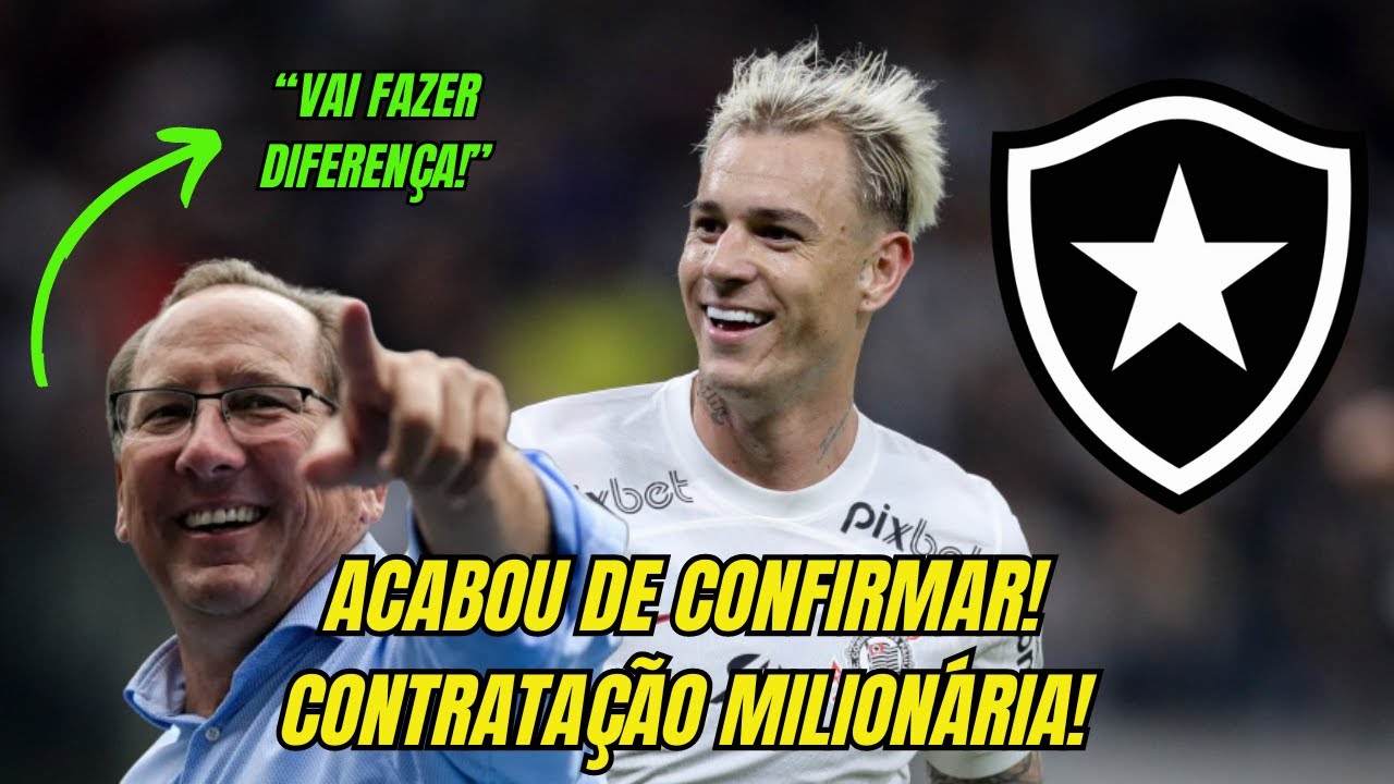 BOMBA!!! BOTAFOGO DE OLHO EM RÓGER GUEDES: UM REFORÇO DE PESO QUE PODE MUDAR O RUMO DO CLUBE!!!