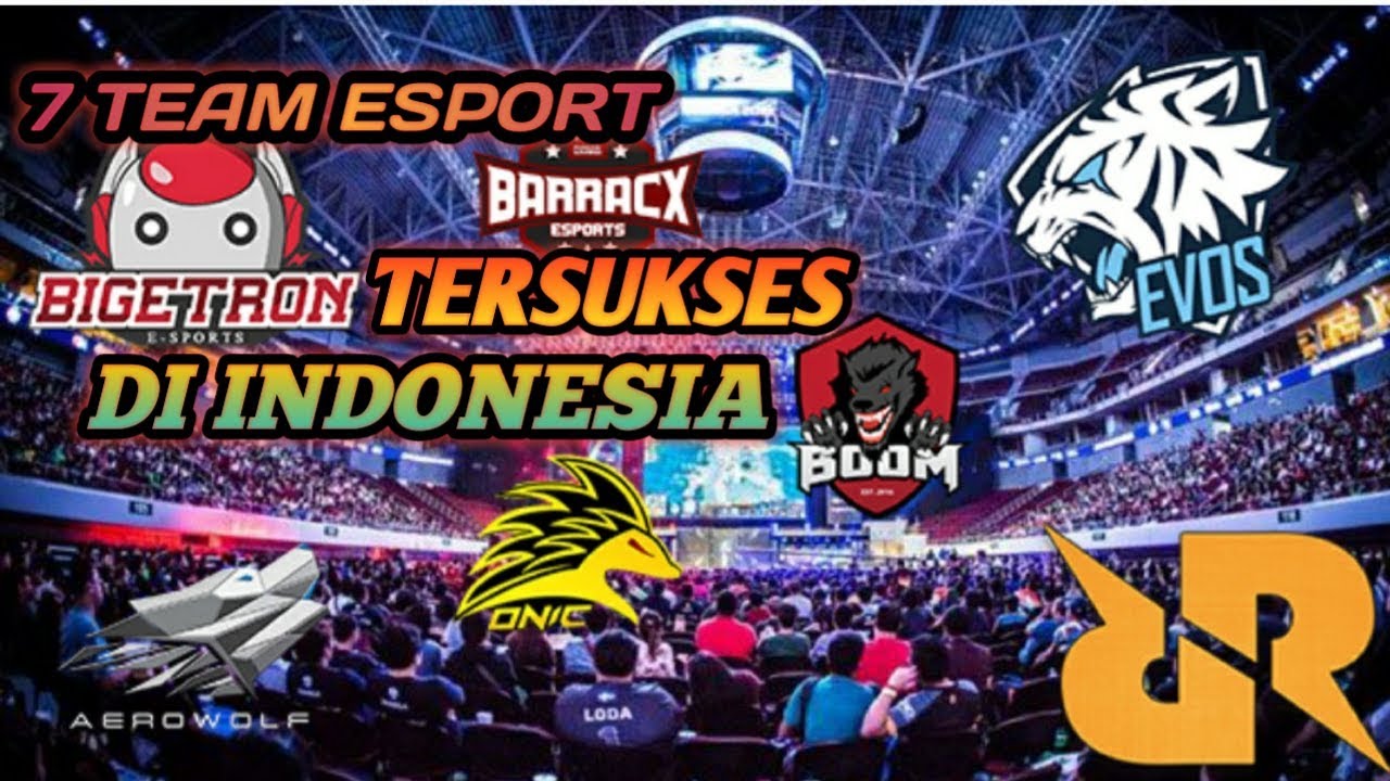 Top 7 TEAM ESPORT TERSUKSES DI INDONESIA
