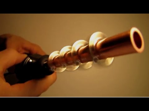 Spinning Copper Tube and Ring Magnets | Magnet Tricks
