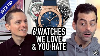 Our Guilty Pleasures - 6 Watches We Love That Most Hate - Hublot, Invicta, Rolex Homages & More