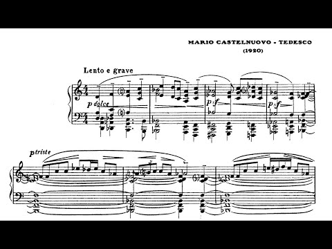 Mario Castelnuovo-Tedesco - Cipressi, Op.17