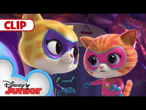 Sparks vs. Sparks 🐱 | SuperKitties | @disneyjr​