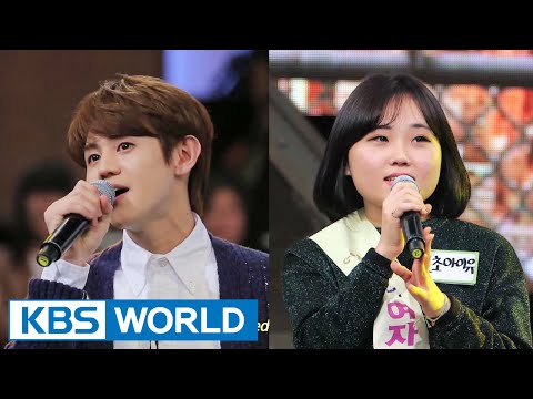 [Short Clip] YoSeob(BEAST) sings duet with tone-deaf girl on "Yu JaeSeok's I'm a Man"