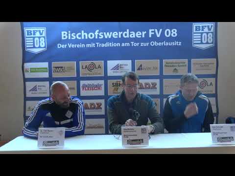Pressekonferenz Bischofswerdaer FV 08 - SV Schott Jena 1:0