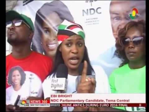 Ebi Bright promises Tema central massive job creation if given the mandate - 20/8/2016