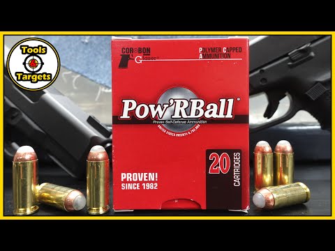 BIG BALLS!...but small. 10MM Corbon Pow'RBall Self-Defense AMMO Ballistic Gel Test \u0026 Review!
