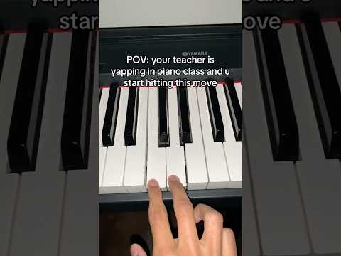 POV: You’re In Piano Class But THIS Happens .. 😂👀 #piano #pianotutorial