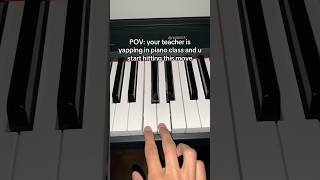 POV: You’re In Piano Class But THIS Happens .. 😂👀 #piano #pianotutorial