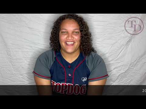 2022 Kamielle Powell 3.5 Cumulative GPA LH Pitcher/1st Base - Top Dog Softball Skills Video