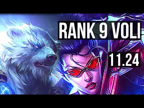 VOLI vs VAYNE (TOP) (DEFEAT) | 6 solo kills, Rank 9 Voli | BR Master | 11.24