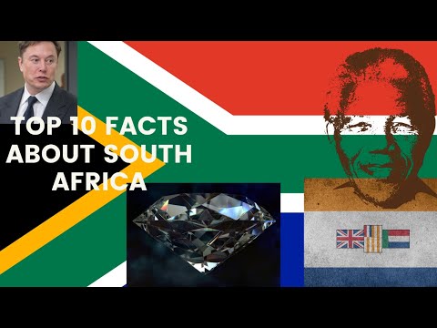 Top 10 Facts about South Africa|Nelson Mandela|Elon Musk|RSA