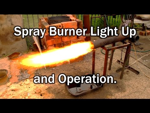 Oil Burner Lighting demo and Setup for heater