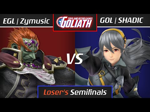 EGL | Zymusic (Ganondorf/Lucina) vs GOL | SHADIC (Corrin) - Losers Semifinals - Goliath Toys and Ret