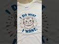 REMERA OVER ESTAMPADA CAT I DO WHAT I WANT