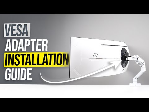How to Install CREAT3D VESA Adapter on Samsung 49" Odyssey G9, G95A, G95T, G95NC, CRG9, CHG90, S95UC
