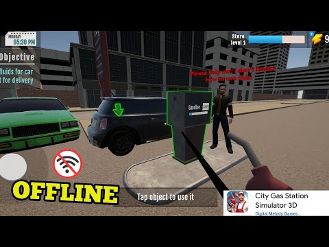City gas station simulator 3d gameplay | android gameplay | offline - YouTube