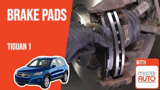 Youtube thumbnail of video "How to replace the front brake pads Tiguan 1 🚗"