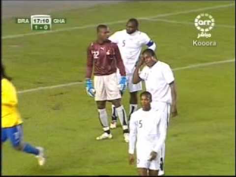 Brazil Vs Ghana 1-0 Vagner Love Goal - Friendly Match 27/03/2007