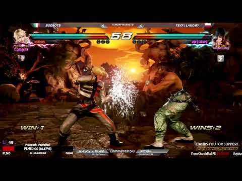 Tekken 7: BodeOTB [Leo] vs TeyF | Lakomy [Law/Kuni] - Polish Clutch aka Sunday Mashers 25.04.2021
