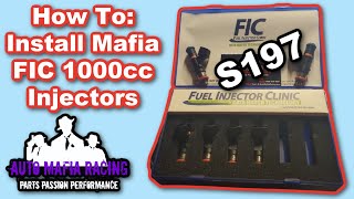 How to install injectors on a 2011-2014 Mustang 3.7
