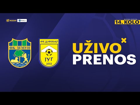 Zemun - SU Dinamo Jug Mozzart Bet Prva liga Srbije 2025/26 14. Kolo