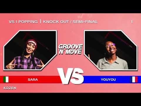 Groove'N'Move Popping Battle 2023 - 1/2 final - SARA vs. YOUYOU