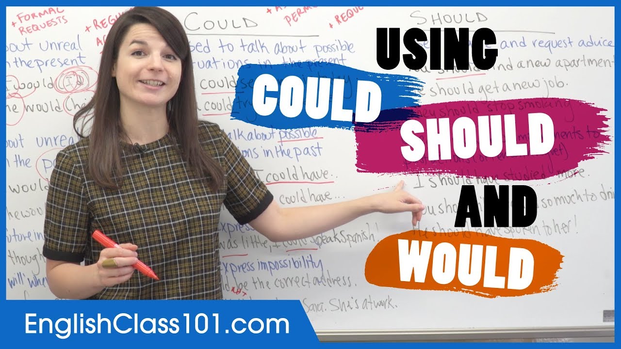 Correct Use of COULD, SHOULD and WOULD - Modal Verbs in English Grammar
