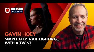 Simple Portrait Lighting… with a Twist with Gavin Hoey | Live Photography Demo