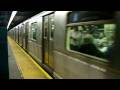 MTA New York City Subway Lefferts Blvd Bound R40 Slant A Train Departing From West 4th Street