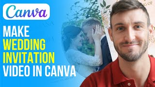 How to Make Wedding Invitation Video in Canva (2024) Marriage/Caricature/Animated