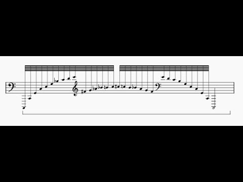 Harmonic series as a giant piano arpeggio