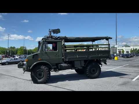 1986 Mercedes Unimog Military Truck at Cars & Coffee