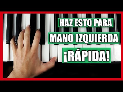 🎹 EJERCICIO PARA CONSEGUIR MANO IZQUIERDA VELOZ 🚀🚀🚀